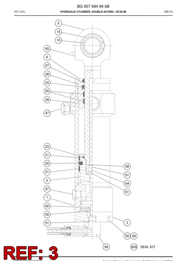 COVER, REAR
