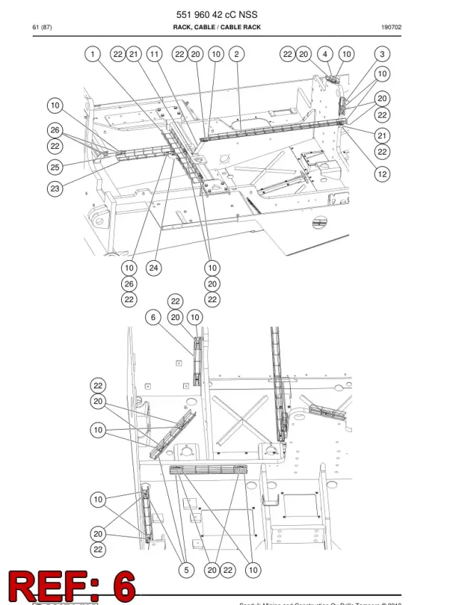 RACK, KABLO