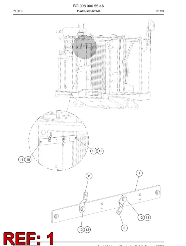 PLATE, MOUNTING