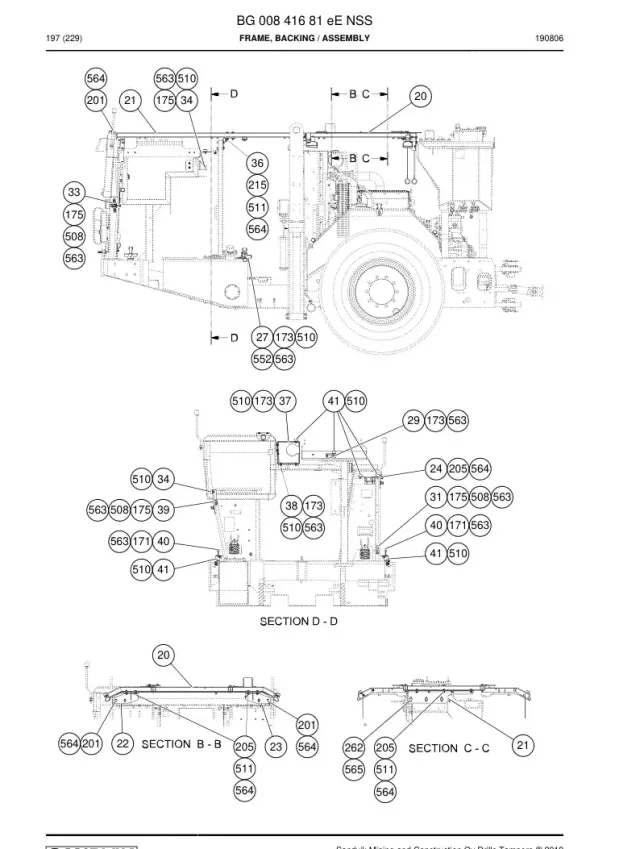 FRAME, BACKING