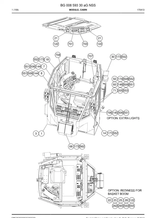 MODULE, CABINE