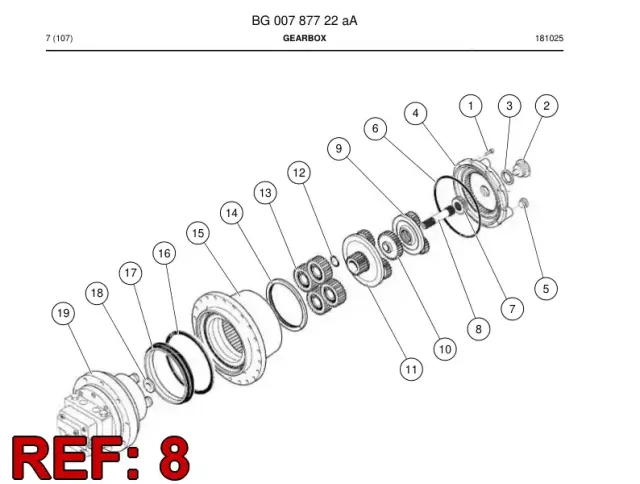 SHAFT, SPLINE