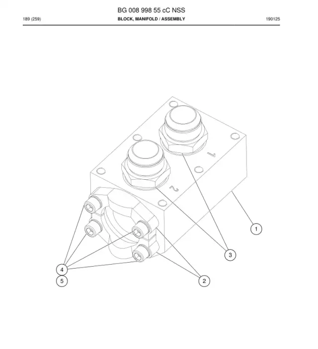 BLOCK, MANIFOLD