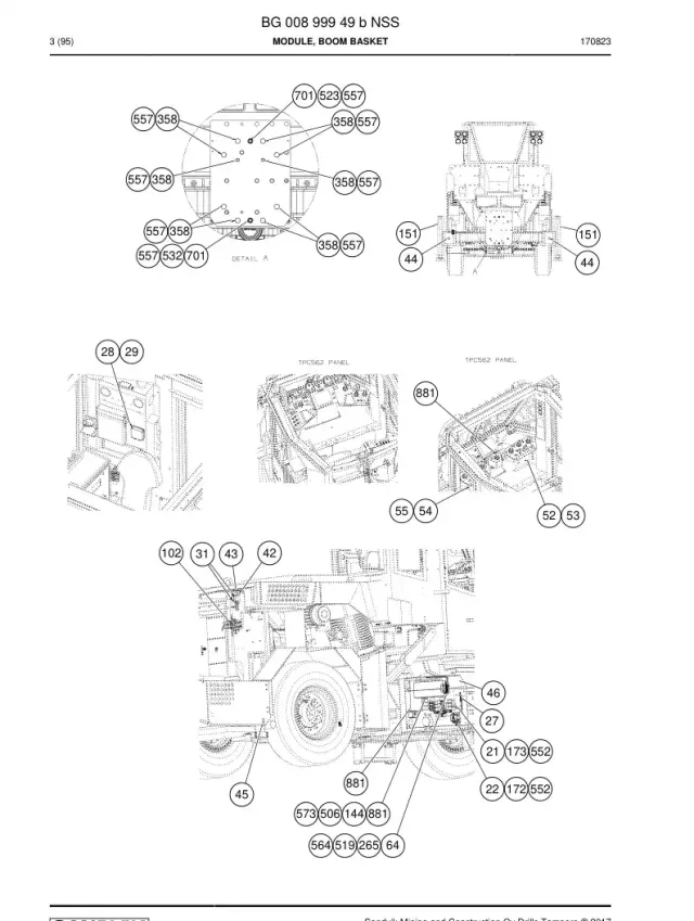 MODULE, BOOM BASKET