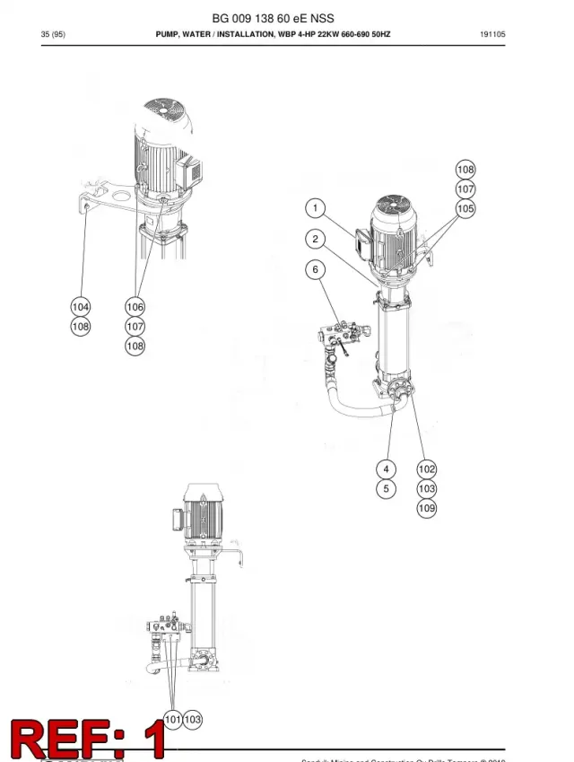 MOTOR, THREE PHASE