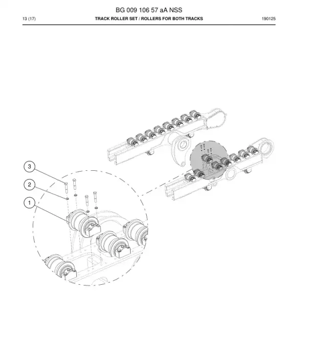 TRACK ROLLER SET