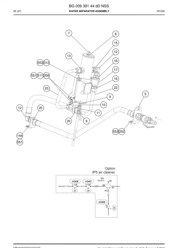WATER SEPARATOR GRUBU