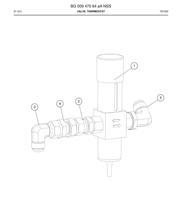 VÁLVULA, THERMOSTAT