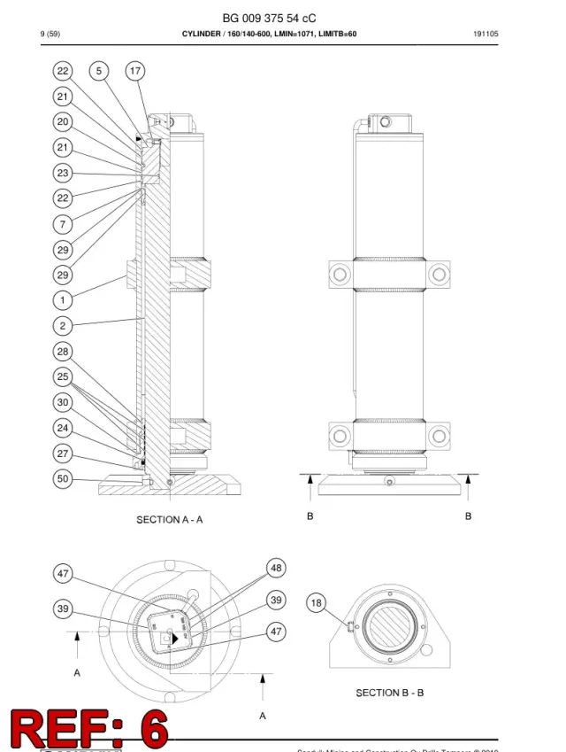 GLAND, CYLINDER