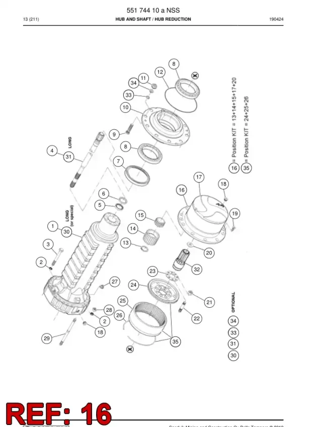 PLANET GEAR ASSEMBLY