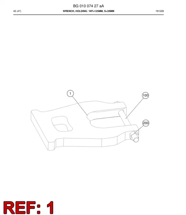 WRENCH, HOLDING