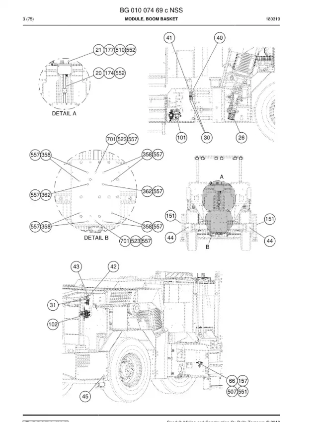 MODULE, BOOM BASKET