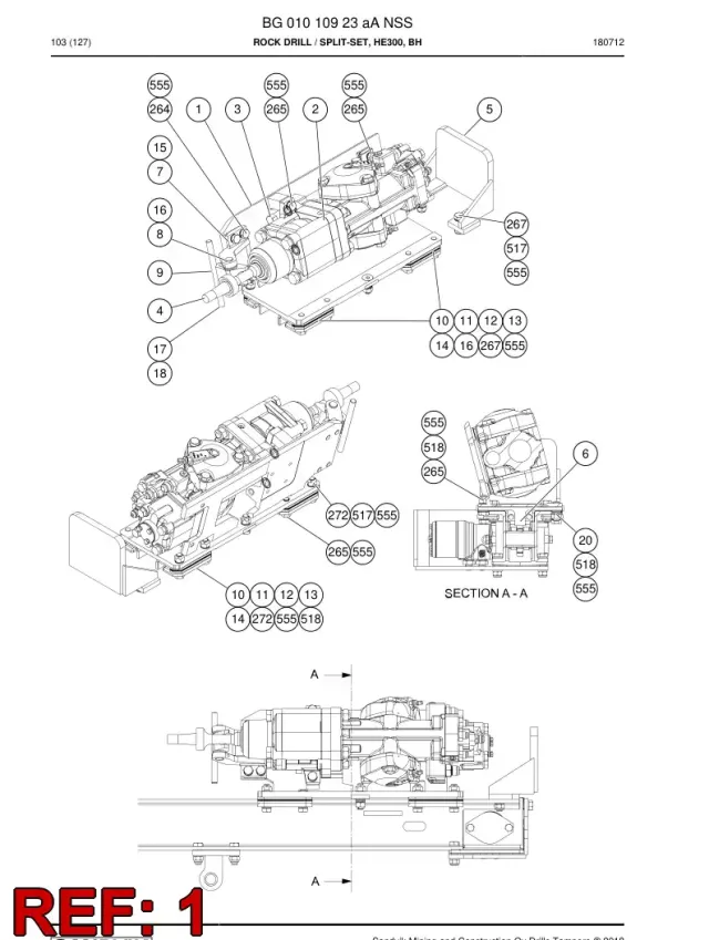 CARRIAGE, DRILL
