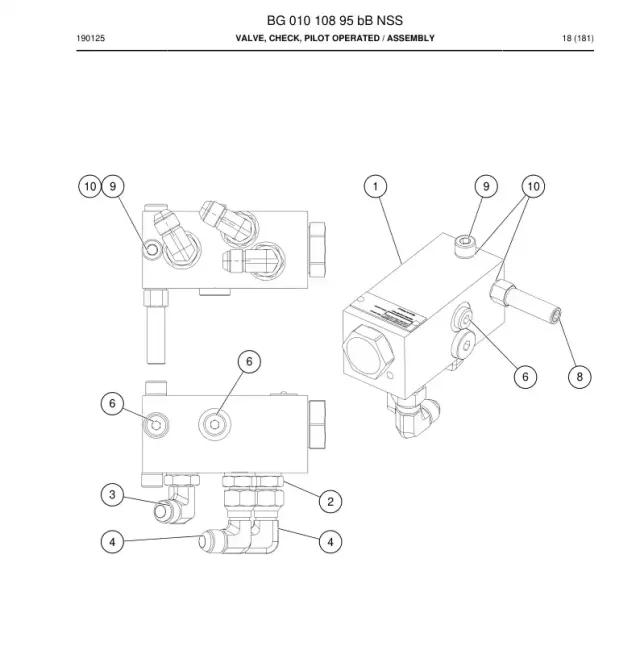VENTIL, CHECK, PILOT OPERATED