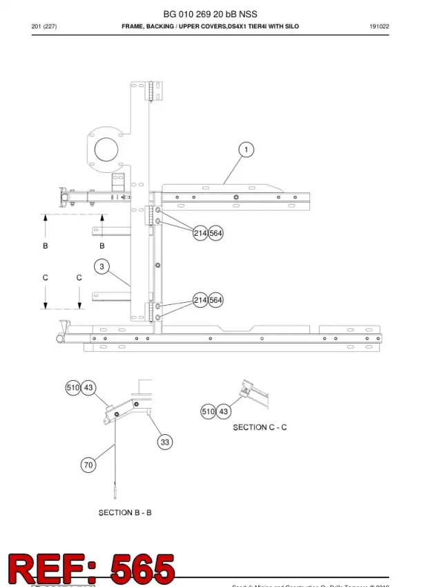 FRAME, BACKING