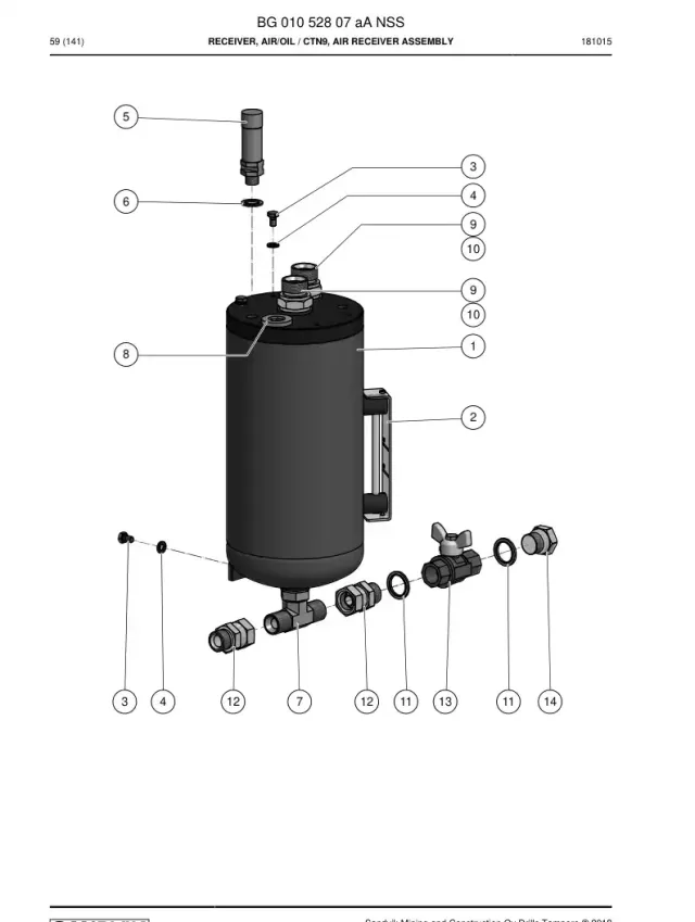 RECEIVER, AIR/OIL