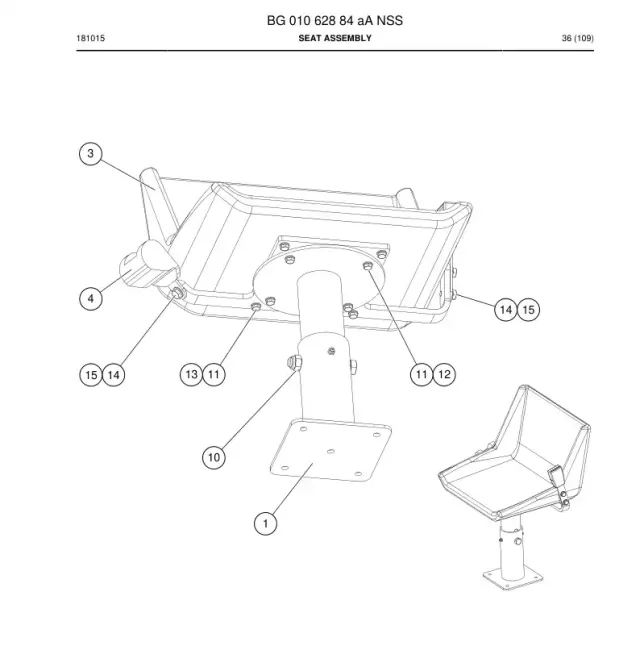 SEAT GRUBU