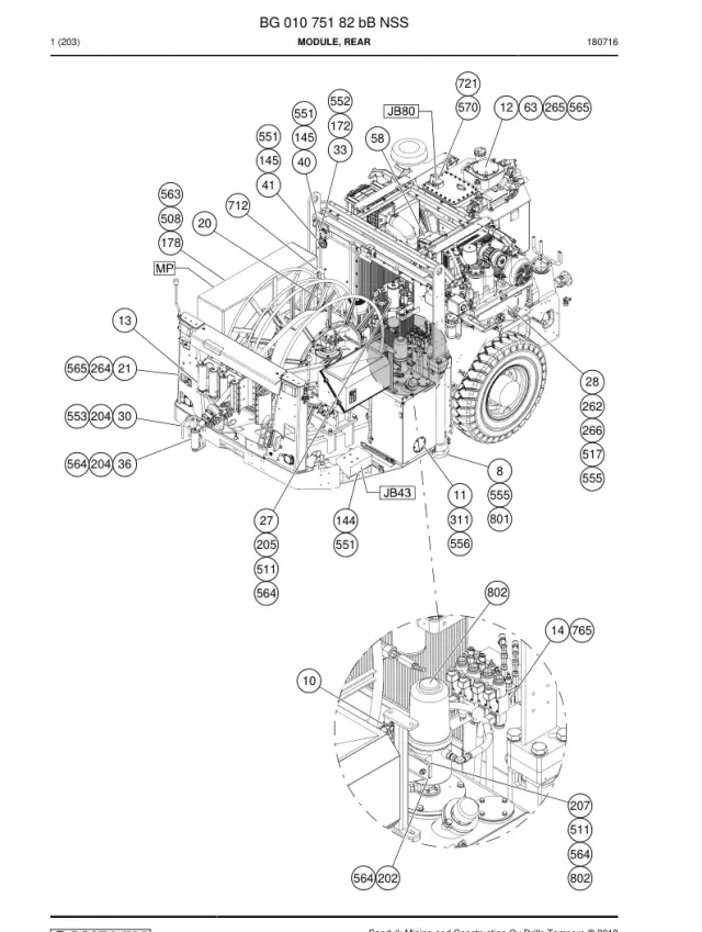 MODUL, HINTEN