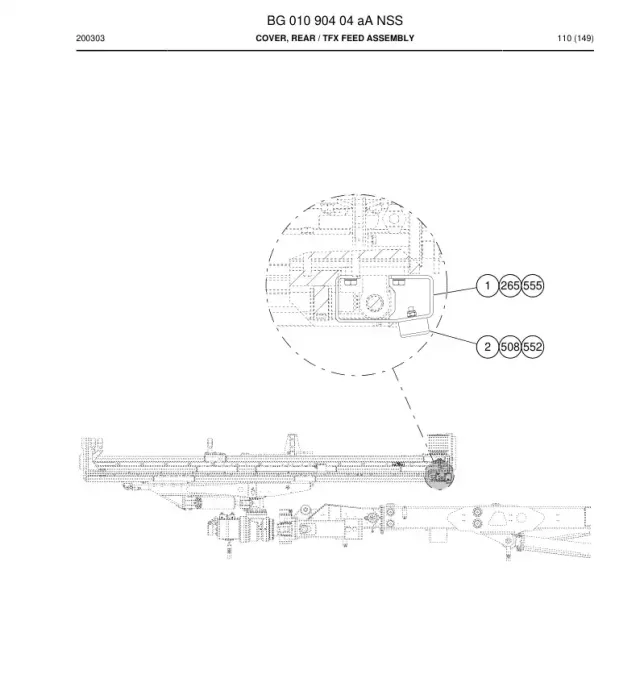 COVER, REAR