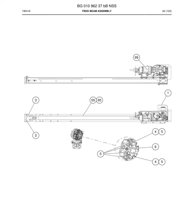 FEED BEAM ASSEMBLY