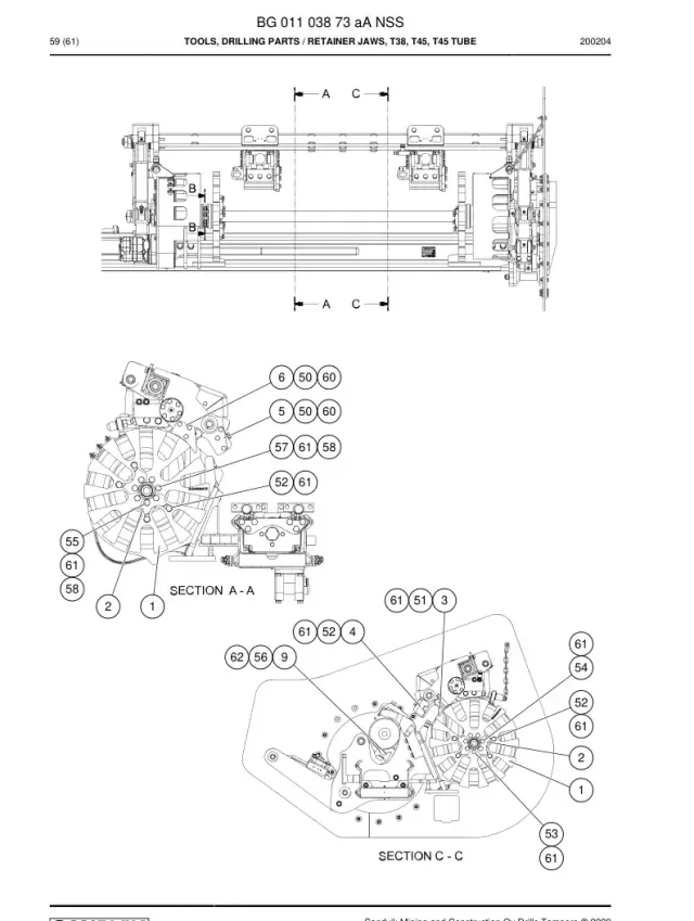 TOOLS, DRILLING PARTS