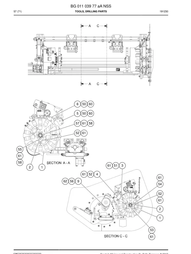 TOOLS, DRILLING PARTS
