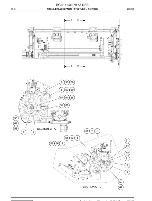 TOOLS, DRILLING PARTS