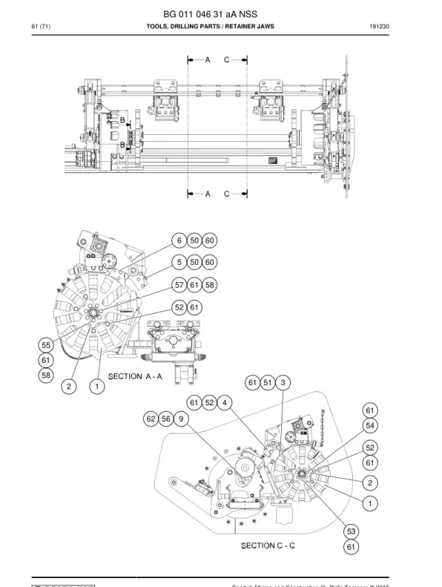 TOOLS, DRILLING PARTS