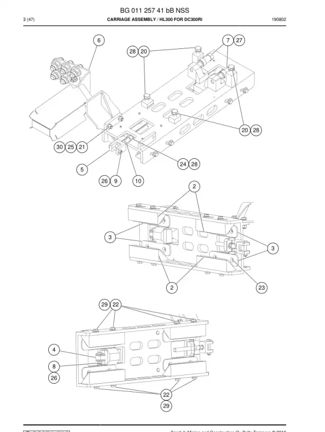 CARRIAGE BAUGRUPPE