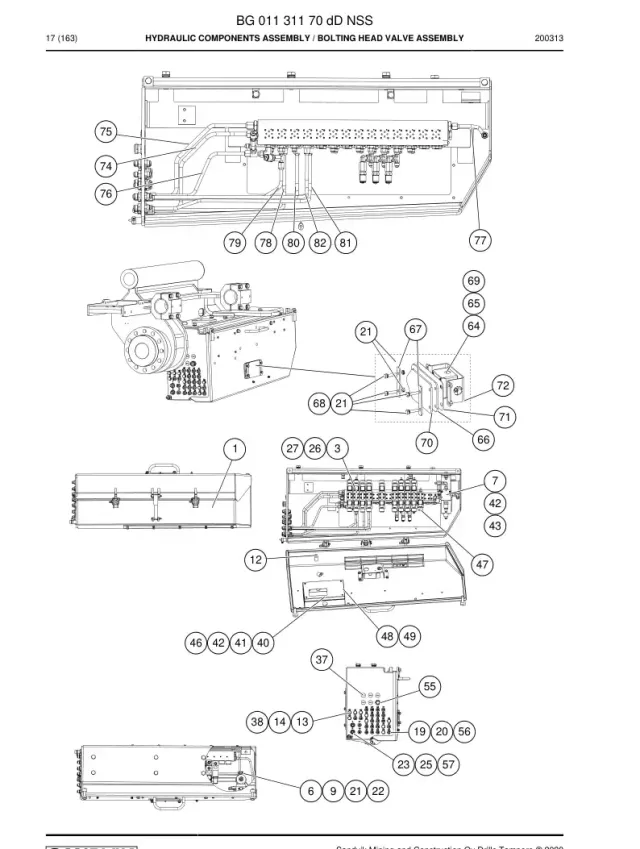HYDRAULIC COMPONENTS ASSEMBLY