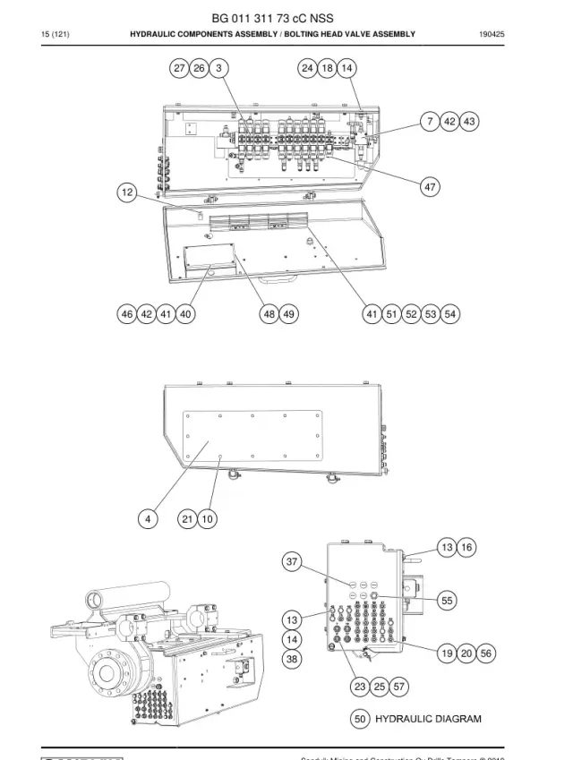 HYDRAULIC COMPONENTS ASSEMBLY