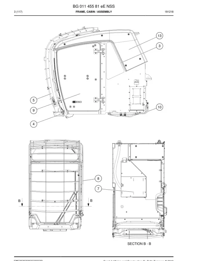 FRAME, CABIN