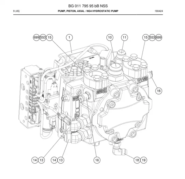 POMPA, PİSTON, AXIAL
