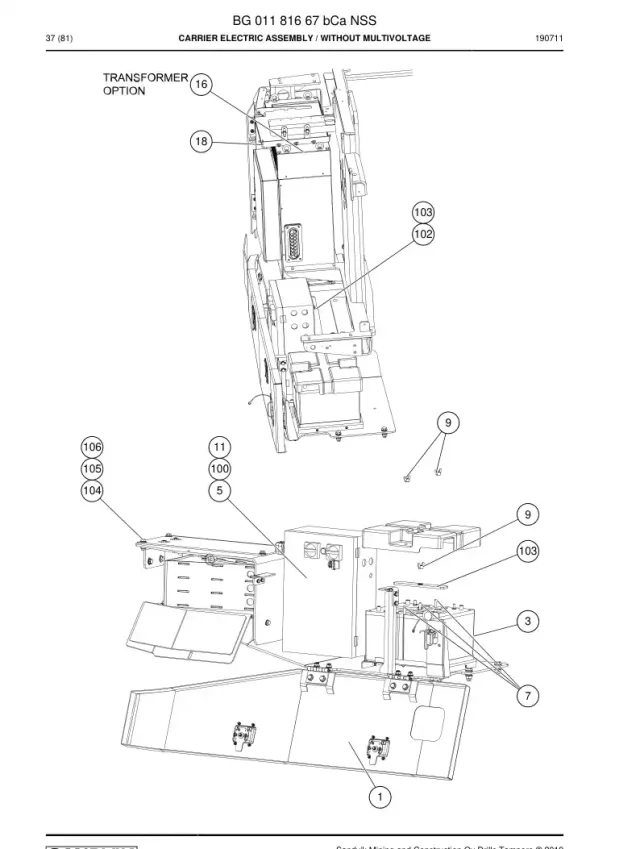 CARRIER ELECTRIC GRUBU