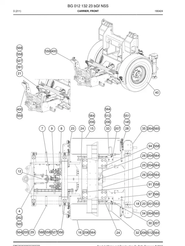 CARRIER, FRONT
