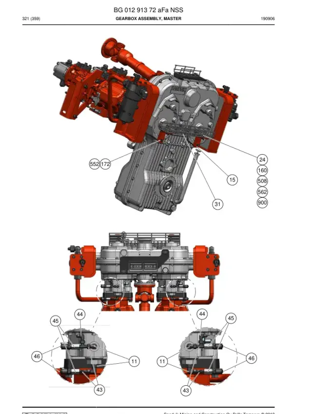 GEARBOX ASSEMBLY, MASTER