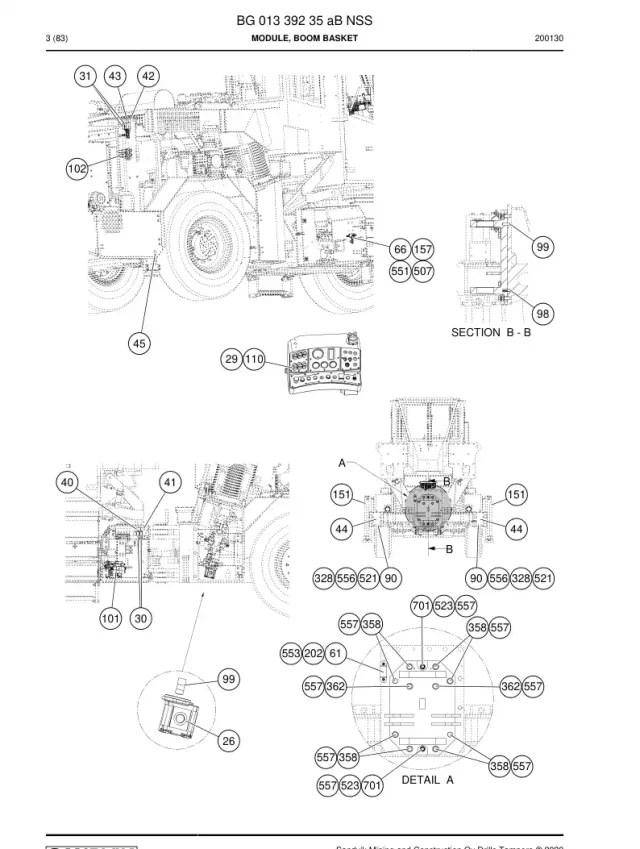 MODULE, BOOM BASKET