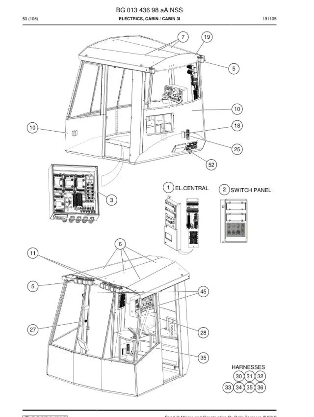 ELECTRICS, CABIN