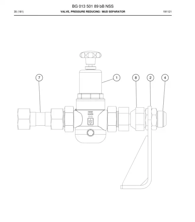 VÁLVULA, PRESSURE REDUCING