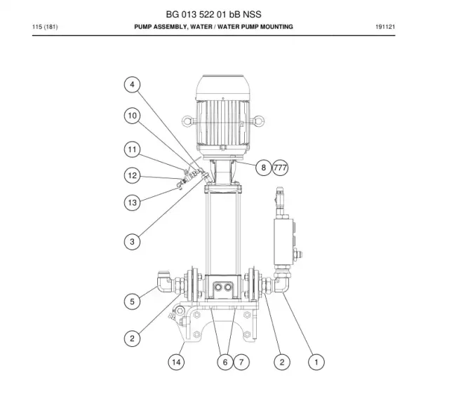 PUMP ASSEMBLY, WATER