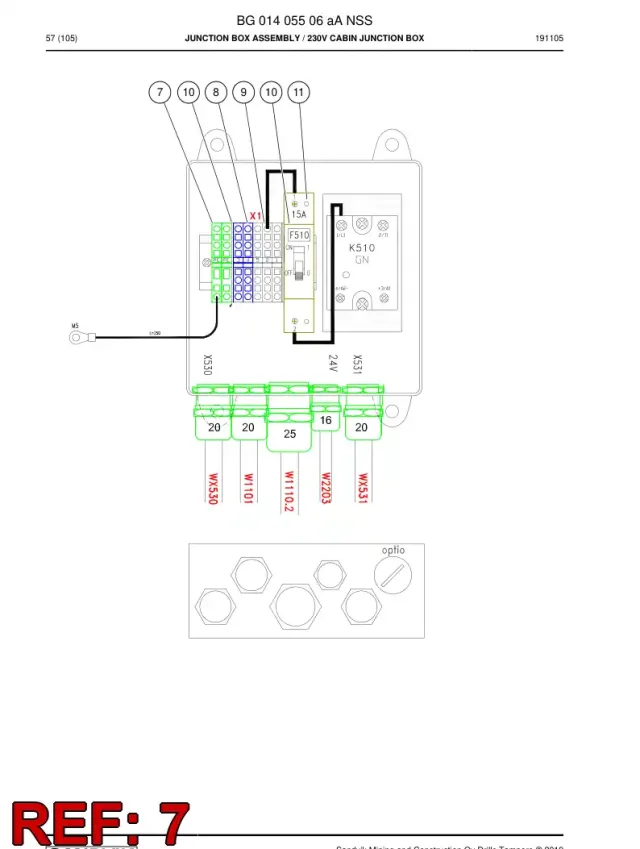 TERMINAL BLOCK, GROUND