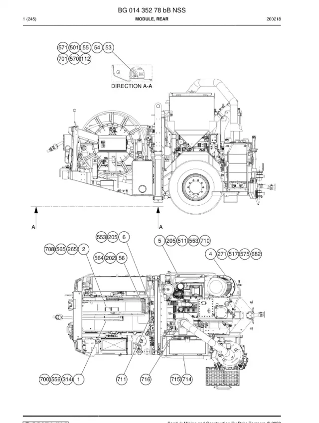 MODUL, HINTEN
